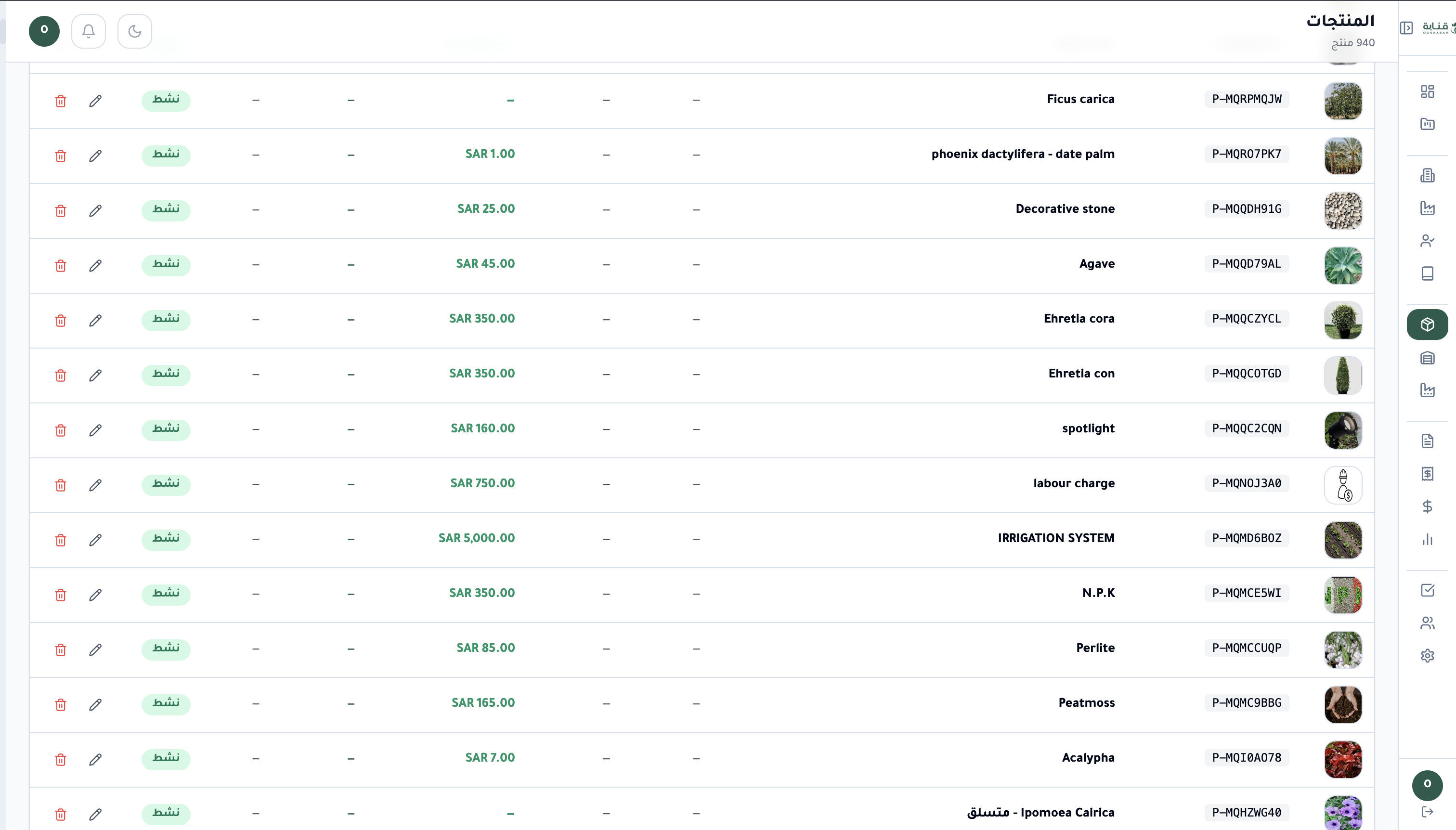 Product Database