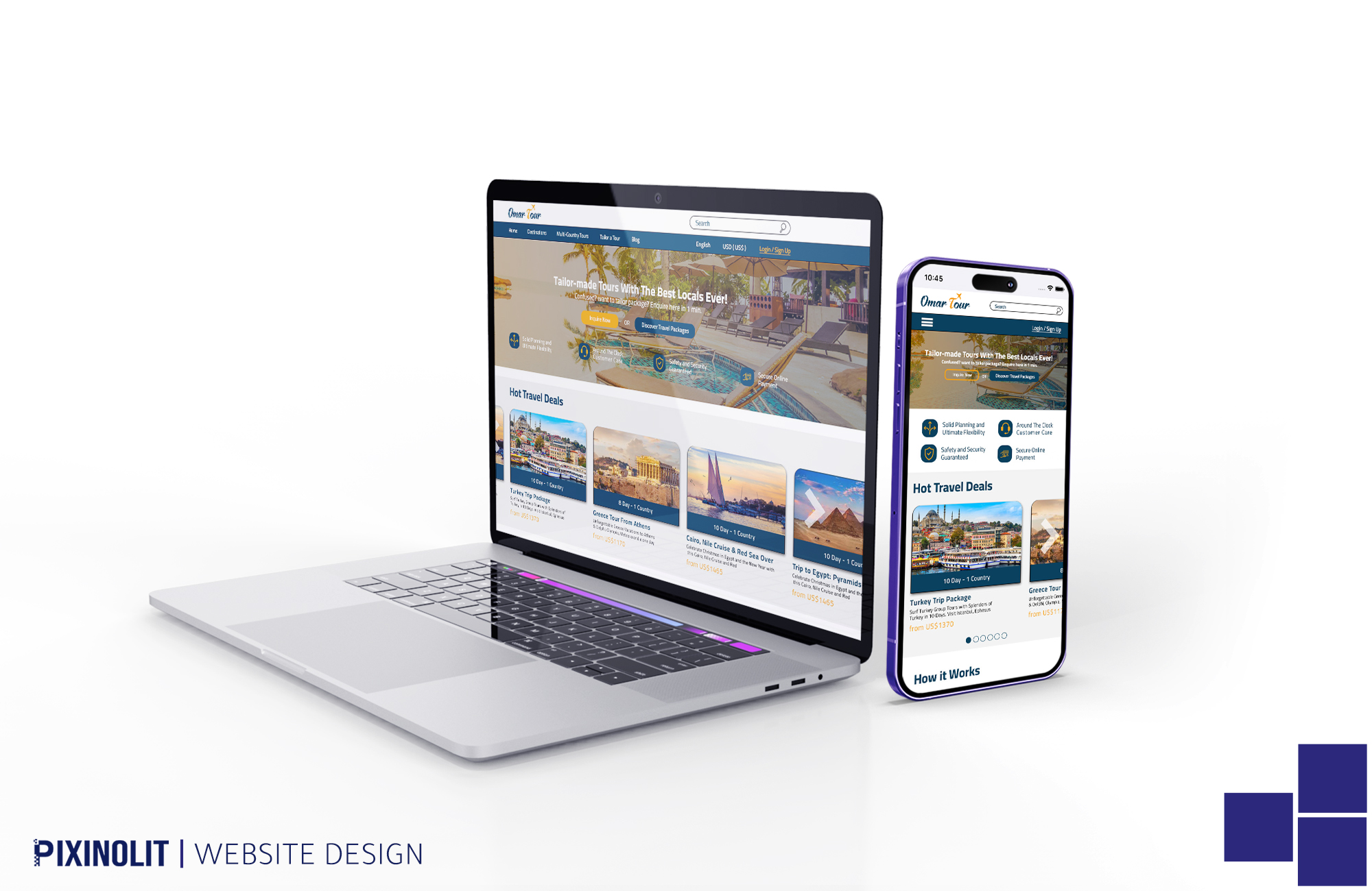 Travel Website design